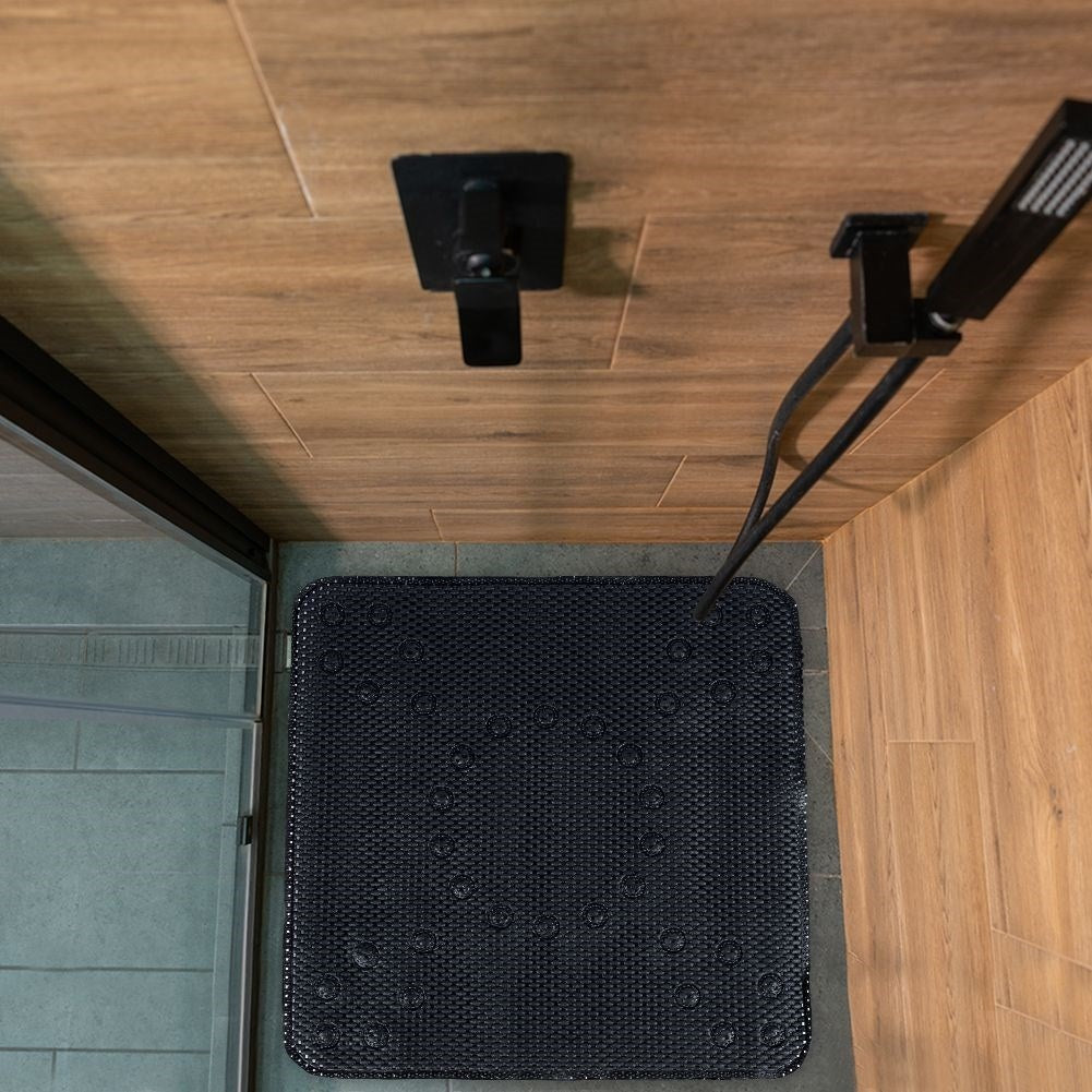 Non-slip mat for safe showering and bathing