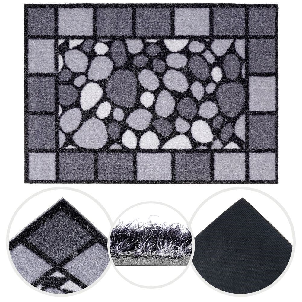 Non-slip rubber entrance mat - Protects the floor from dirt