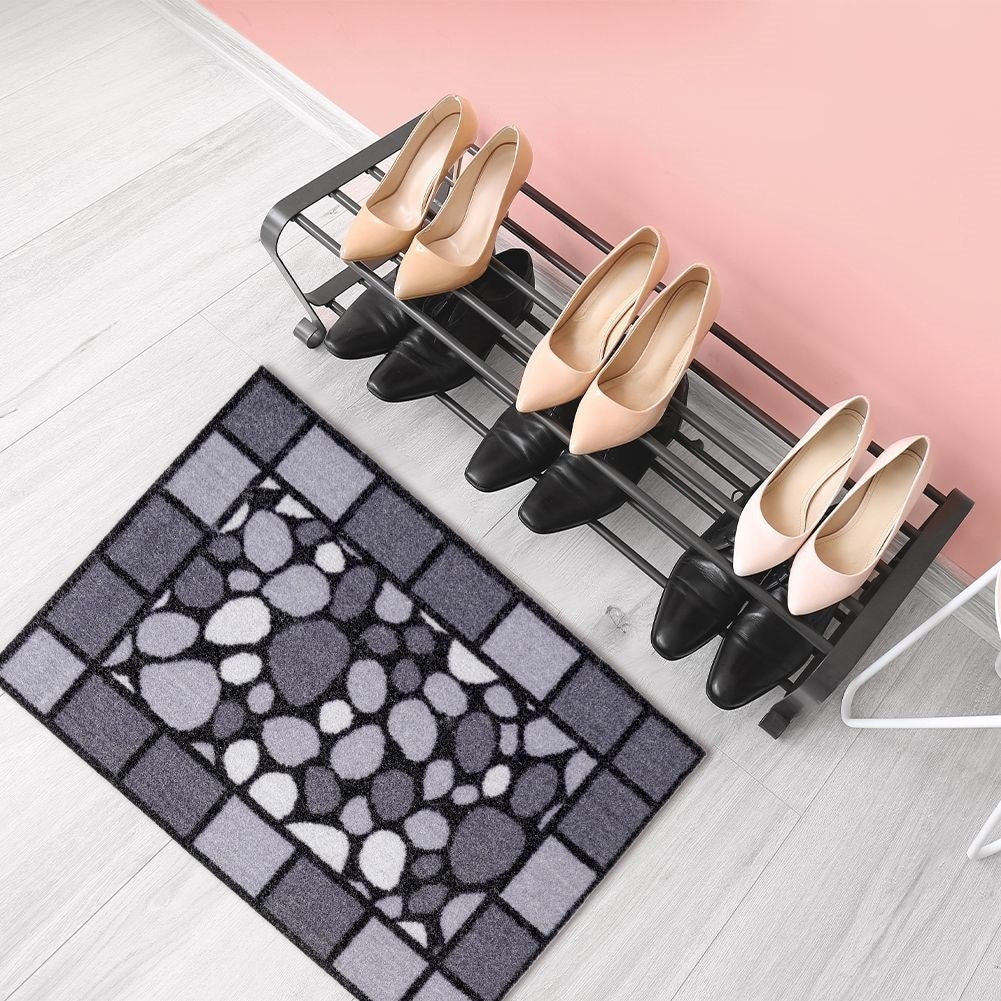 Non-slip rubber entrance mat - Protects the floor from dirt