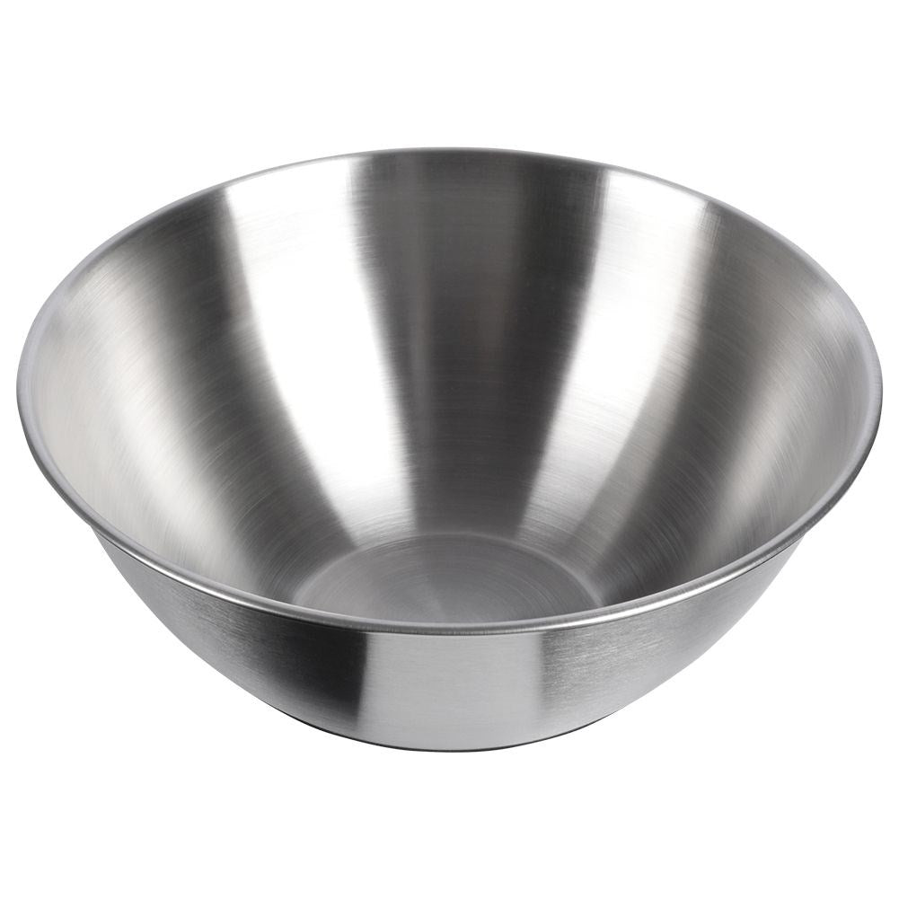 Non-slip stainless steel bowl with versatile use in the kitchen
