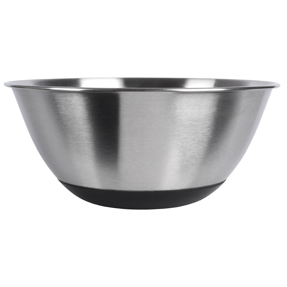 Non-slip stainless steel salad bowl for all kitchen needs