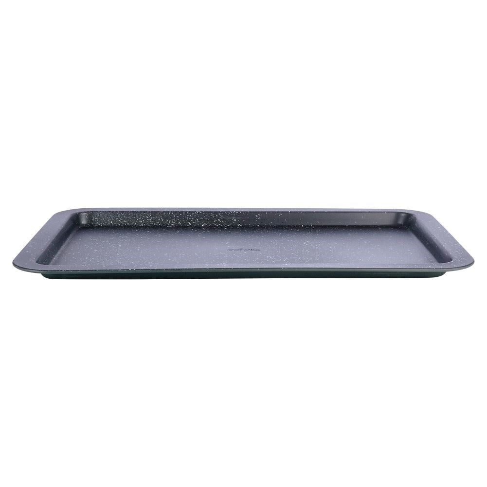 Non-stick baking sheet with granite coating for all ovens