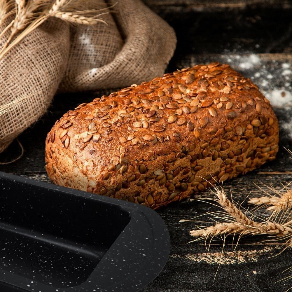 Non-stick bread pan for gas and electric ovens