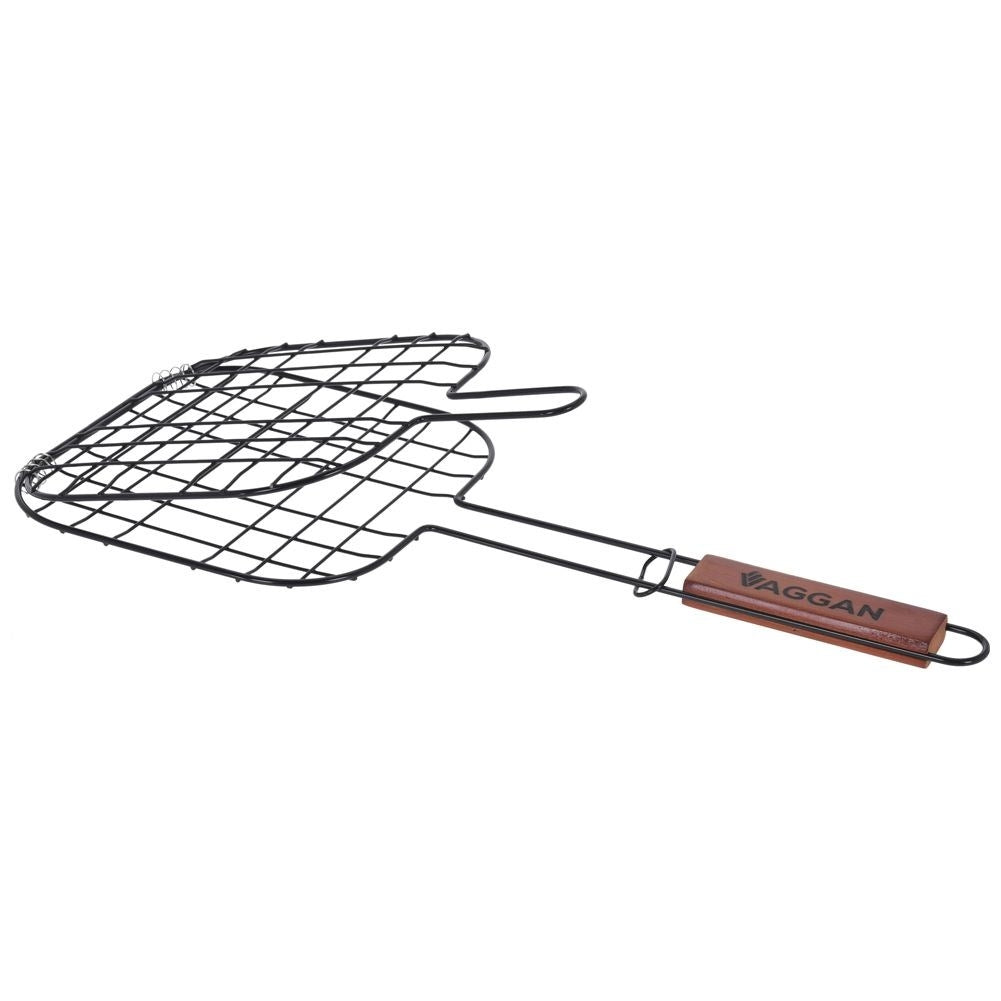 Non-stick double-sided grill grate with locking function
