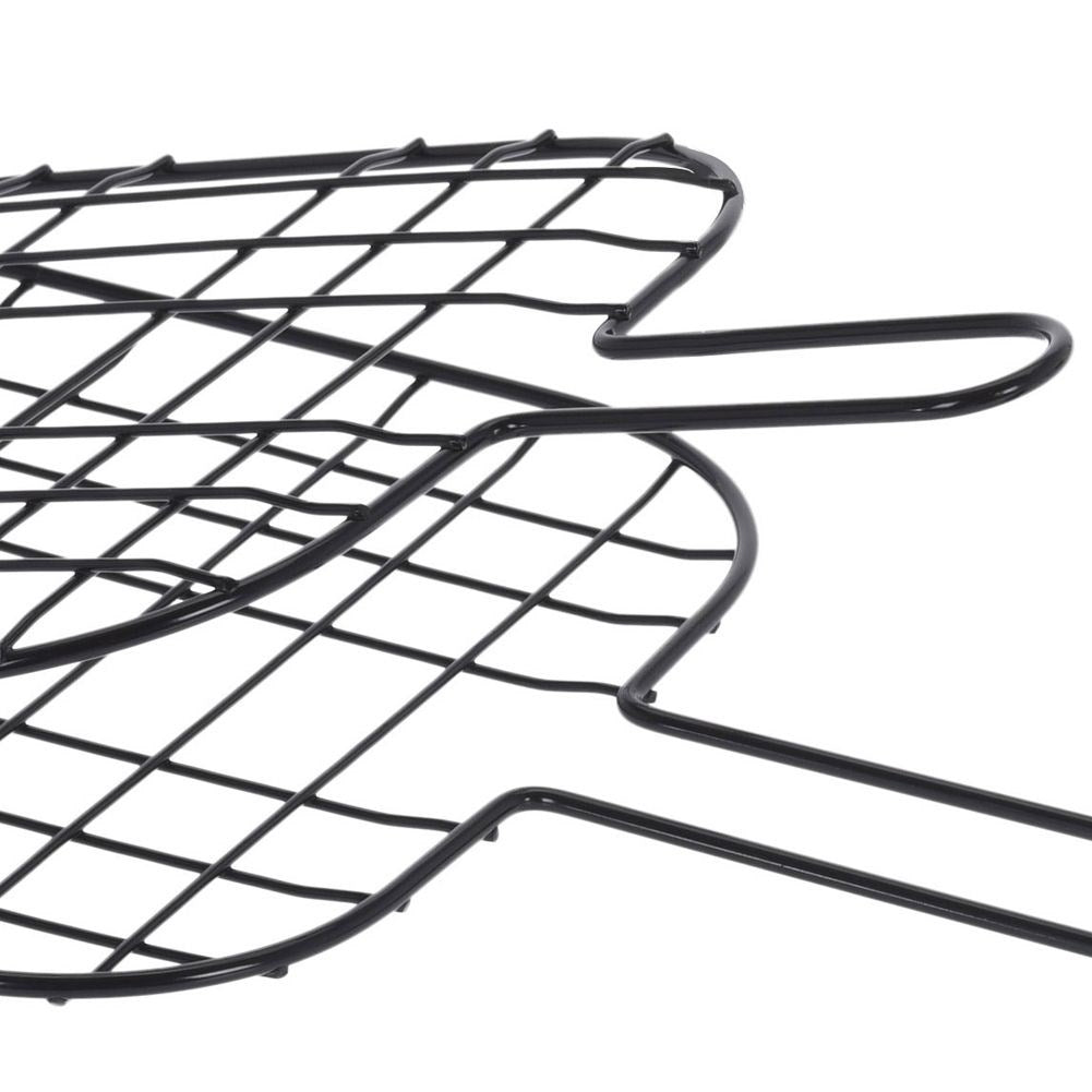 Non-stick double-sided grill grate with locking function