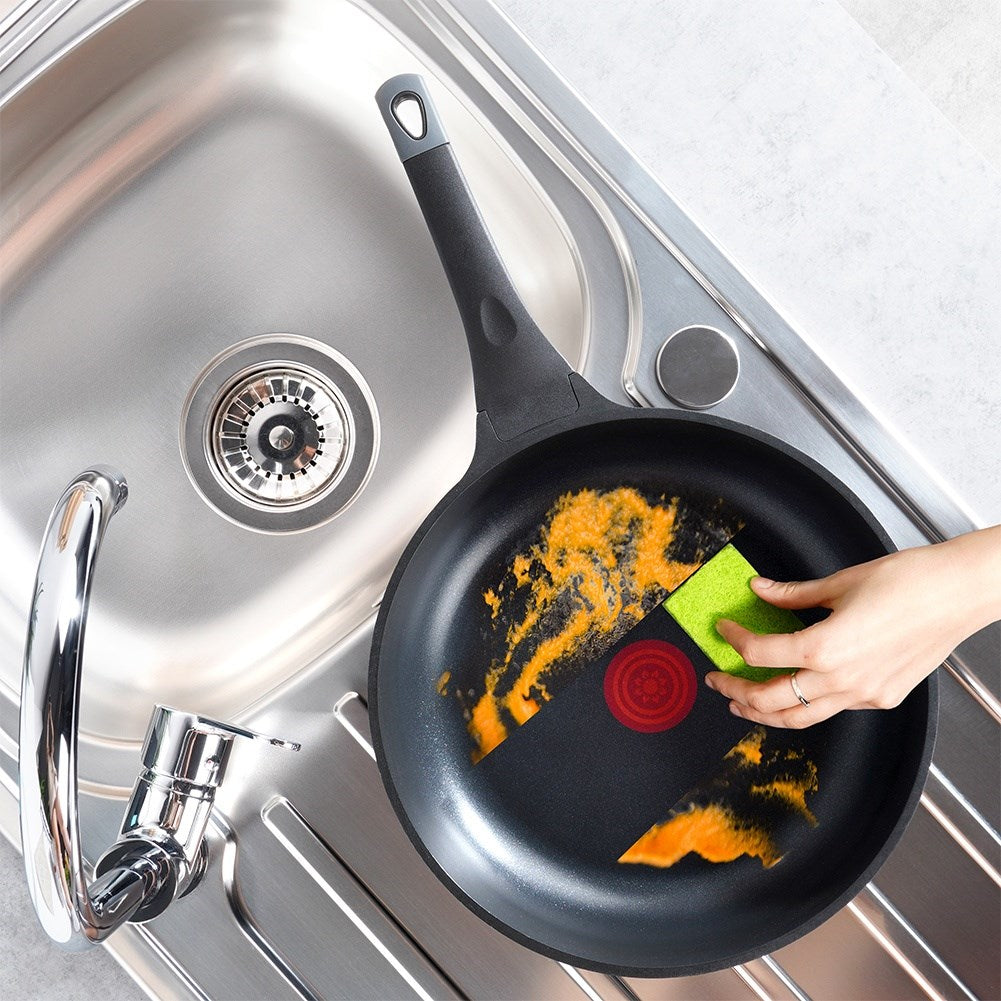 Non-stick frying pan with heating indicator GALI 28 cm