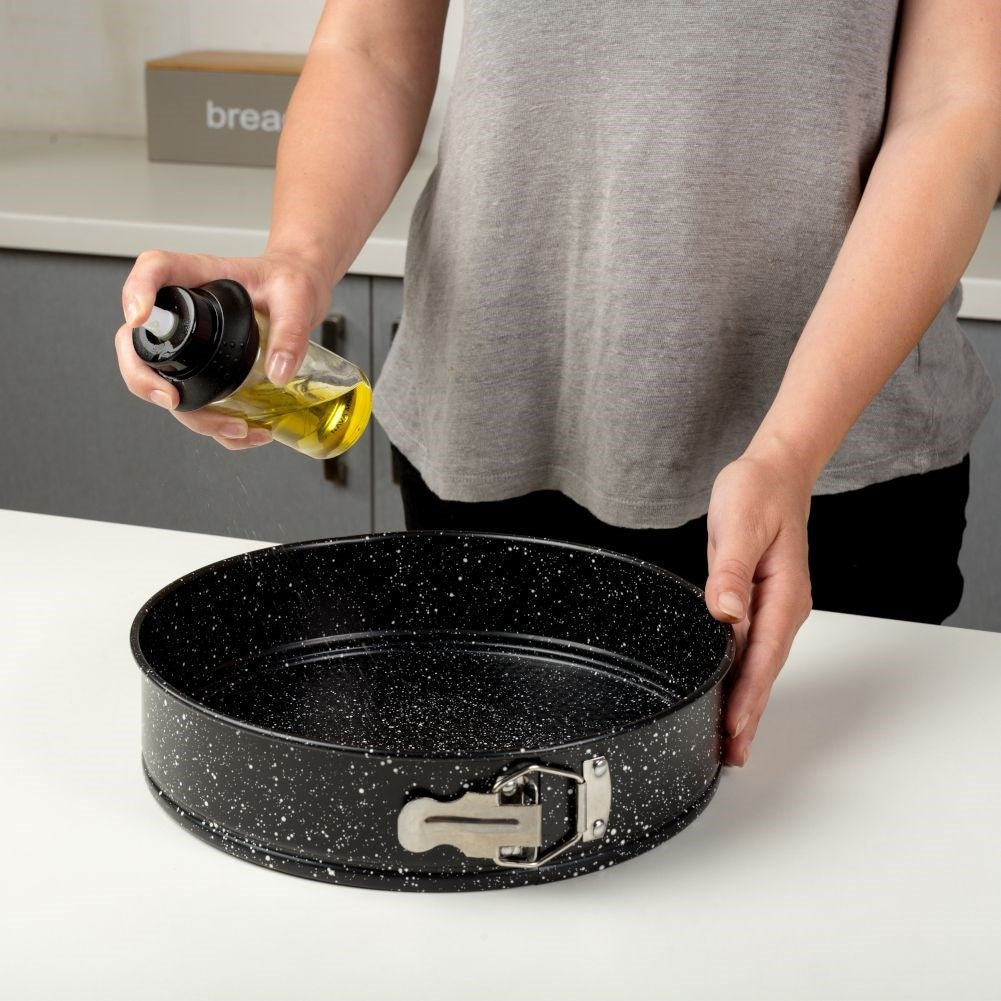 Non-stick granite mold for cake baking, suitable for gas and electric ovens