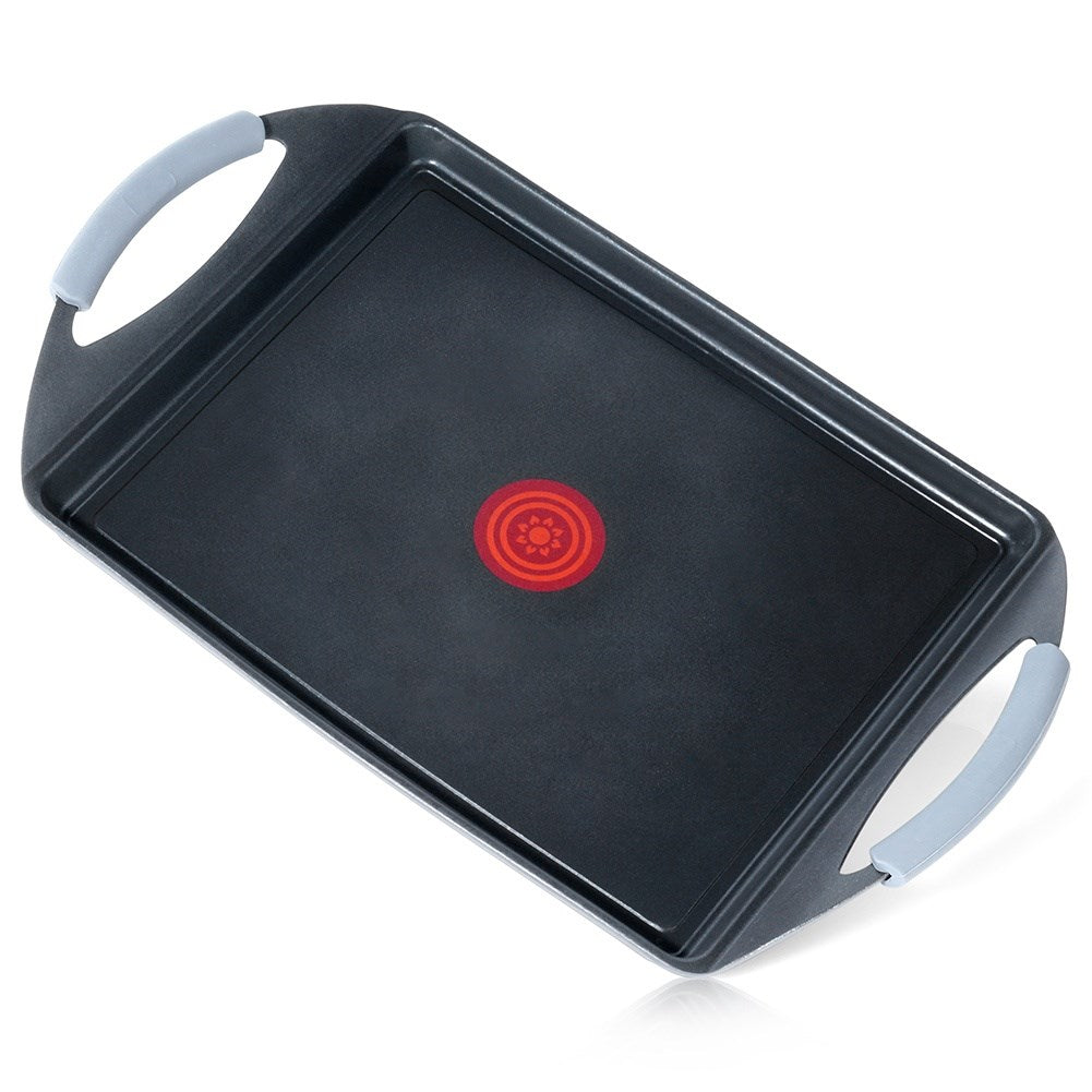 Non-stick grill plate with heating indicator GALI 41x24.5 cm