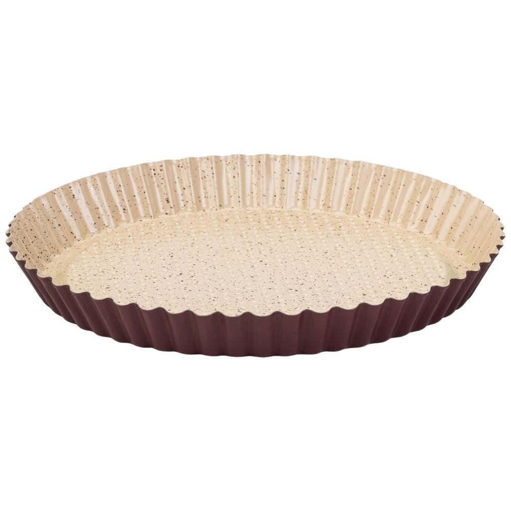 Non-stick pan with granite coating for pies
