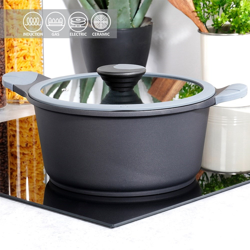Non-stick pot with heating indicator GALI 24 cm, 4.5 l