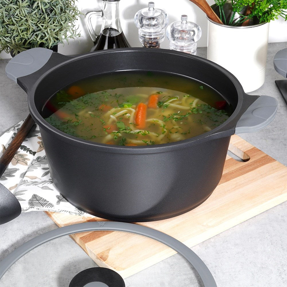 Non-stick pot with heating indicator GALI 28 cm, 7 l