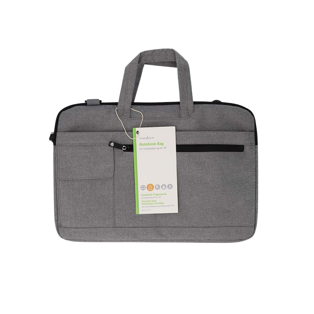 Notebook Bag | 15 - 16 " | Carrying strap | 8 Compartments | 30 mm | 285 mm | 410 mm | Polyester