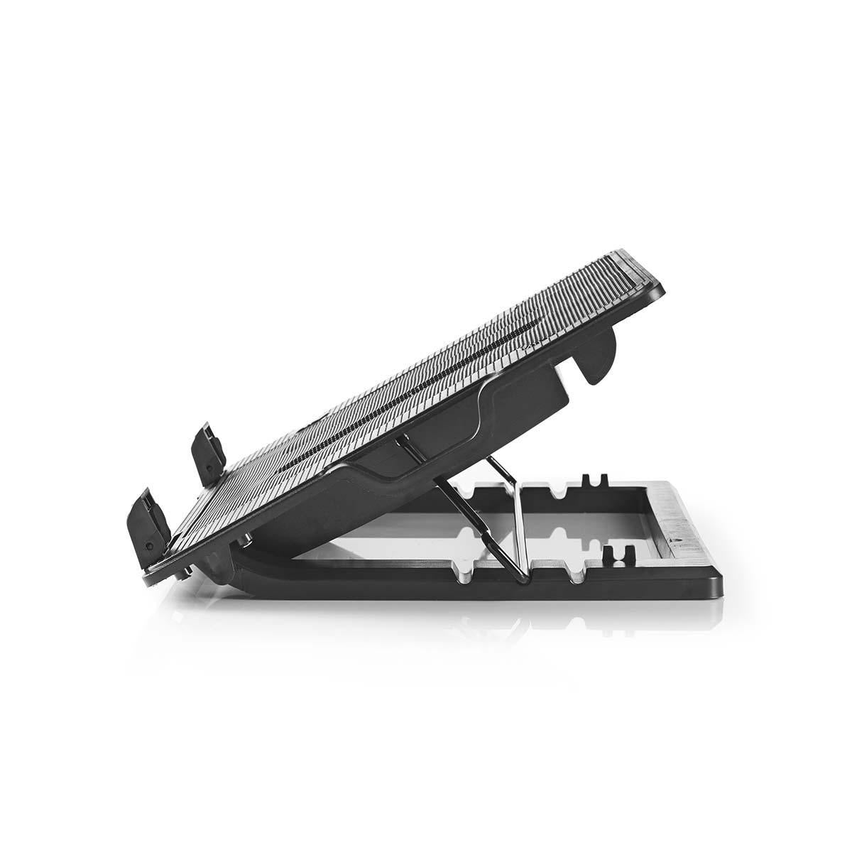 Notebook Stand | Number of fans: 2 | USB Power | Number of angles: 4 | 18 " | 1200 rpm | LED