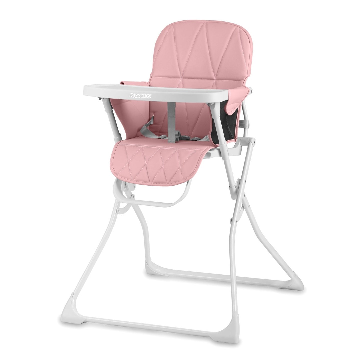 Nuco feeding chair white + pink