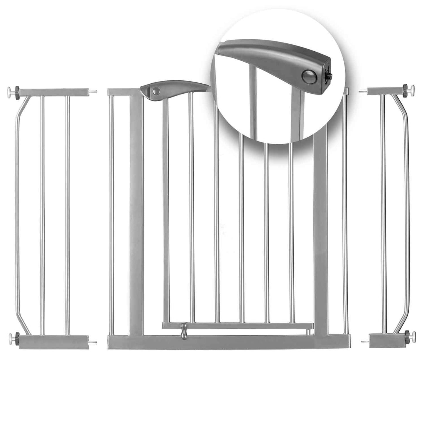 Nukido 718301 gray safety gate barrier