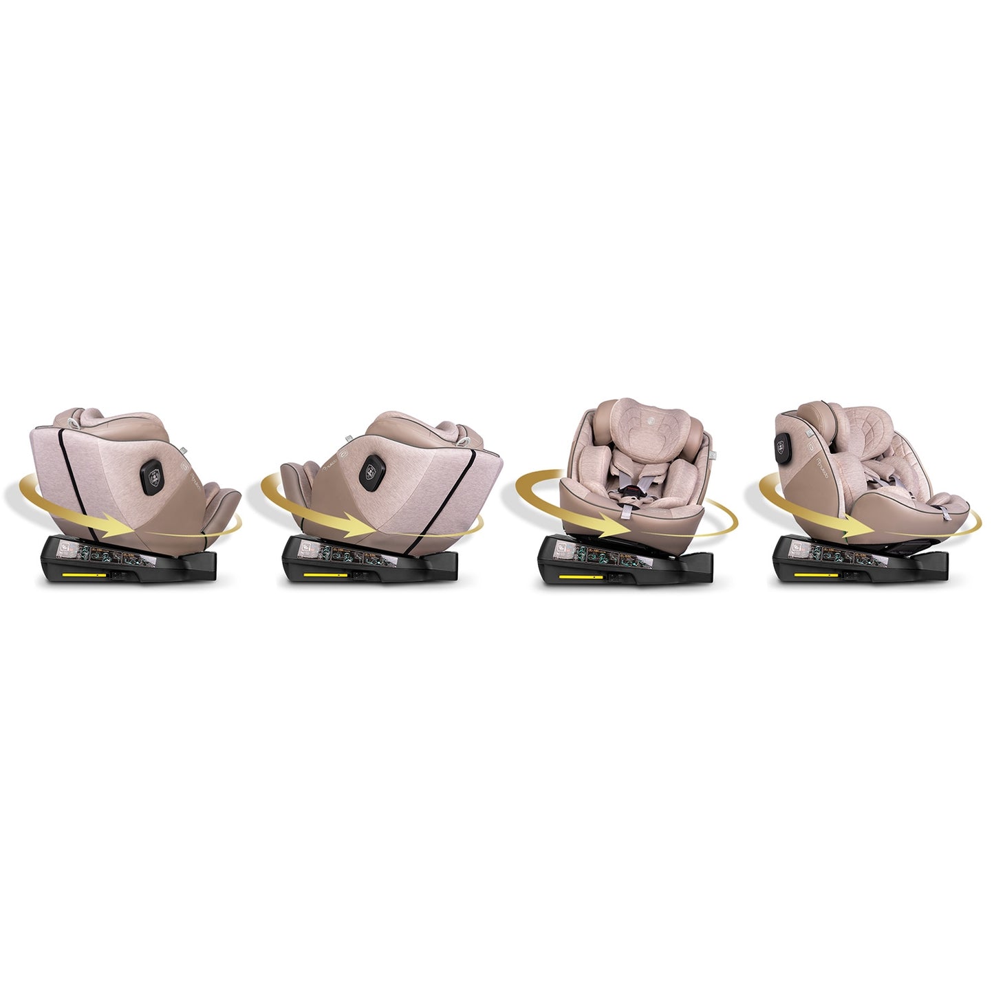 Nukido Aero Line Beige Car Seat 0-36kg ISOFIX