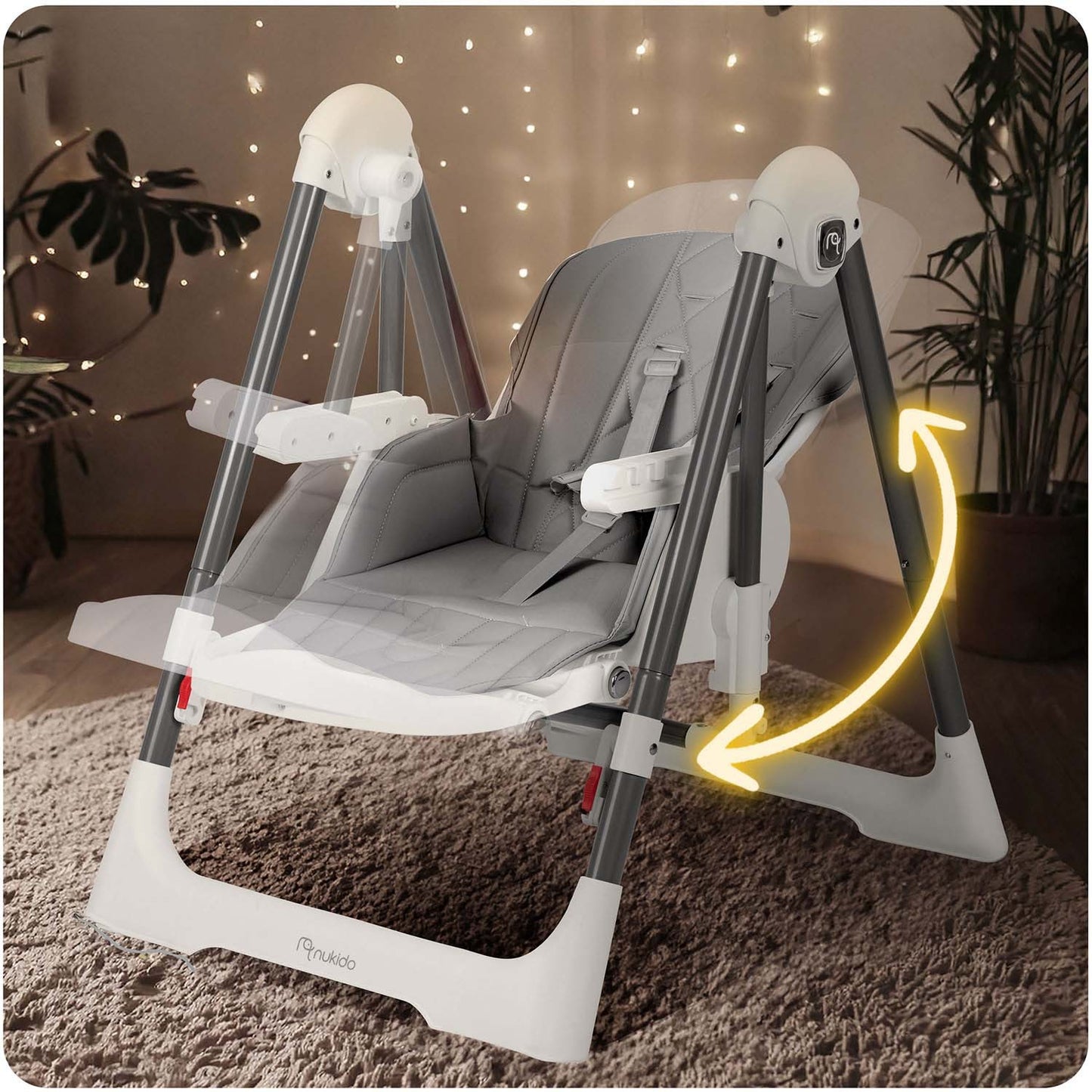 Nukido Elite feeding chair, gray