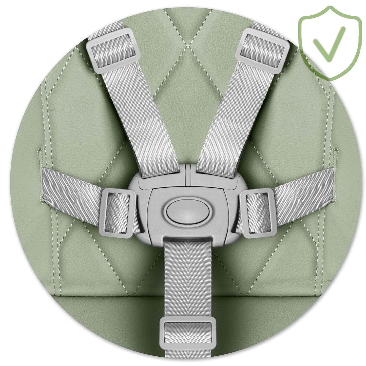 Nukido Elite feeding chair, green
