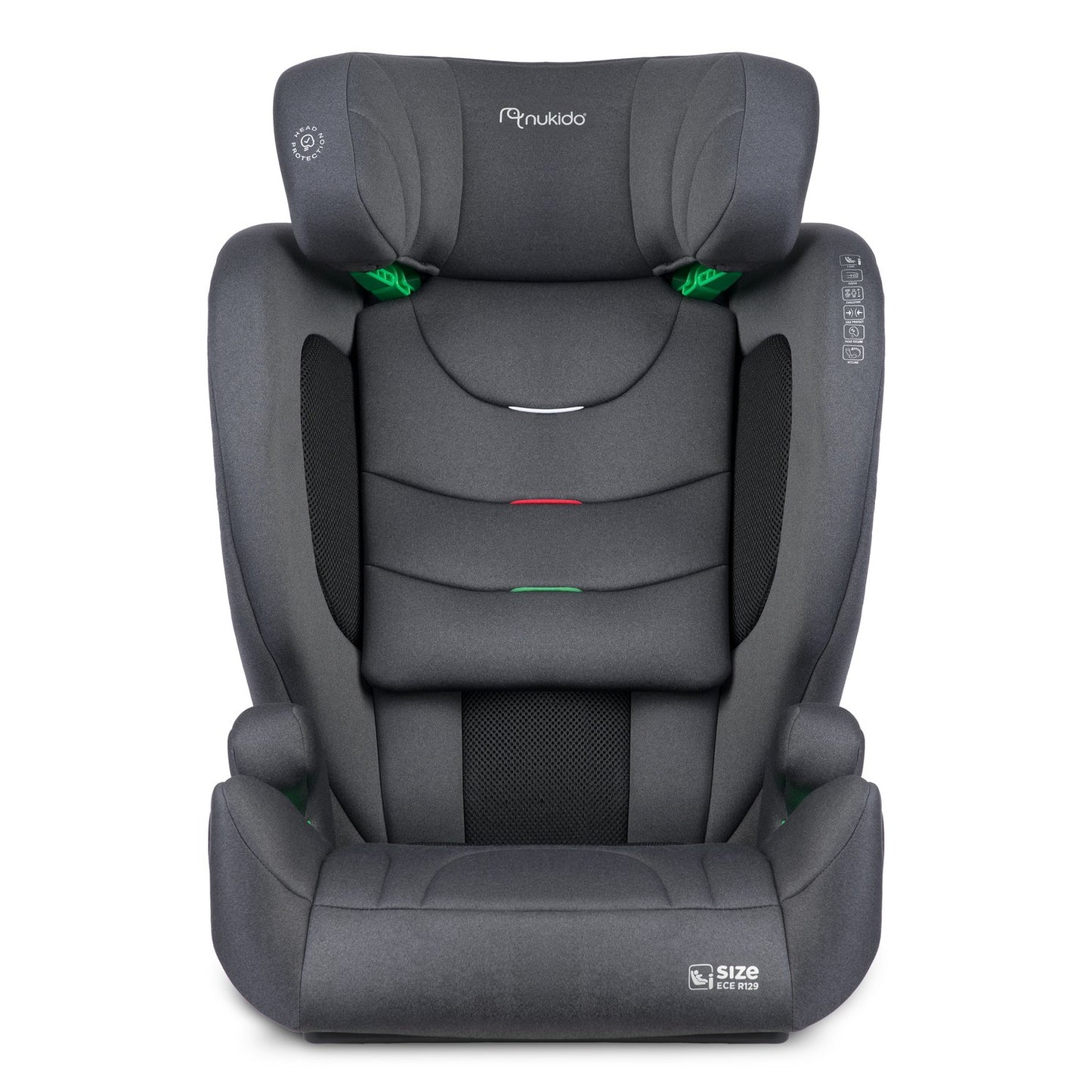 Nukido Louis Soft car seat grey15-36 kg ISOFIX