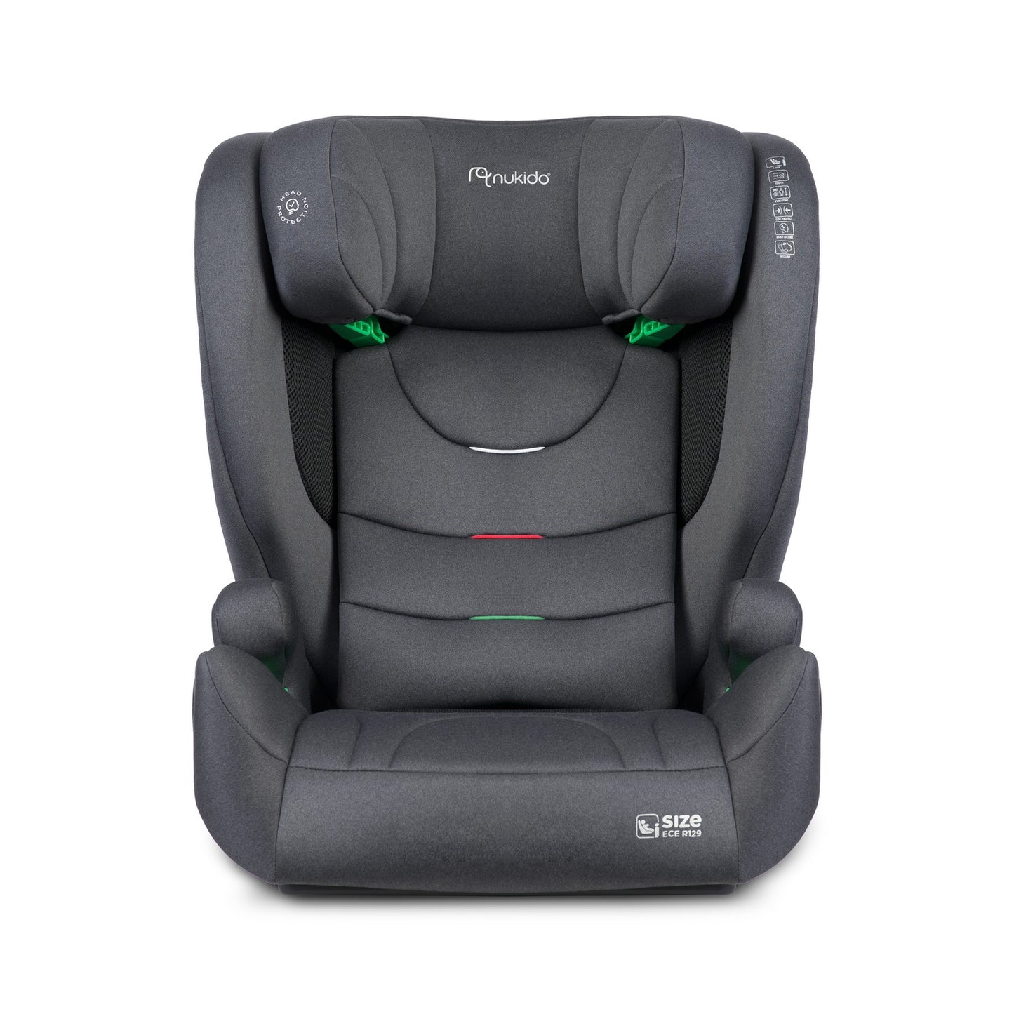 Nukido Louis Soft car seat grey15-36 kg ISOFIX
