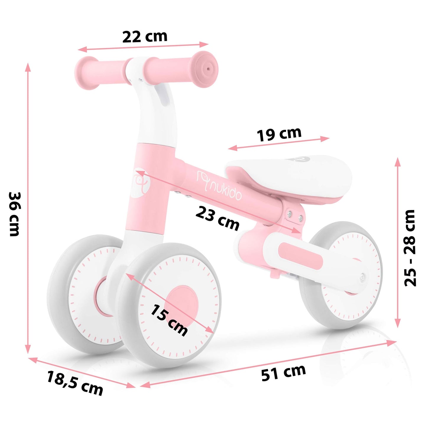 Nukido NK-603 balance bike for children