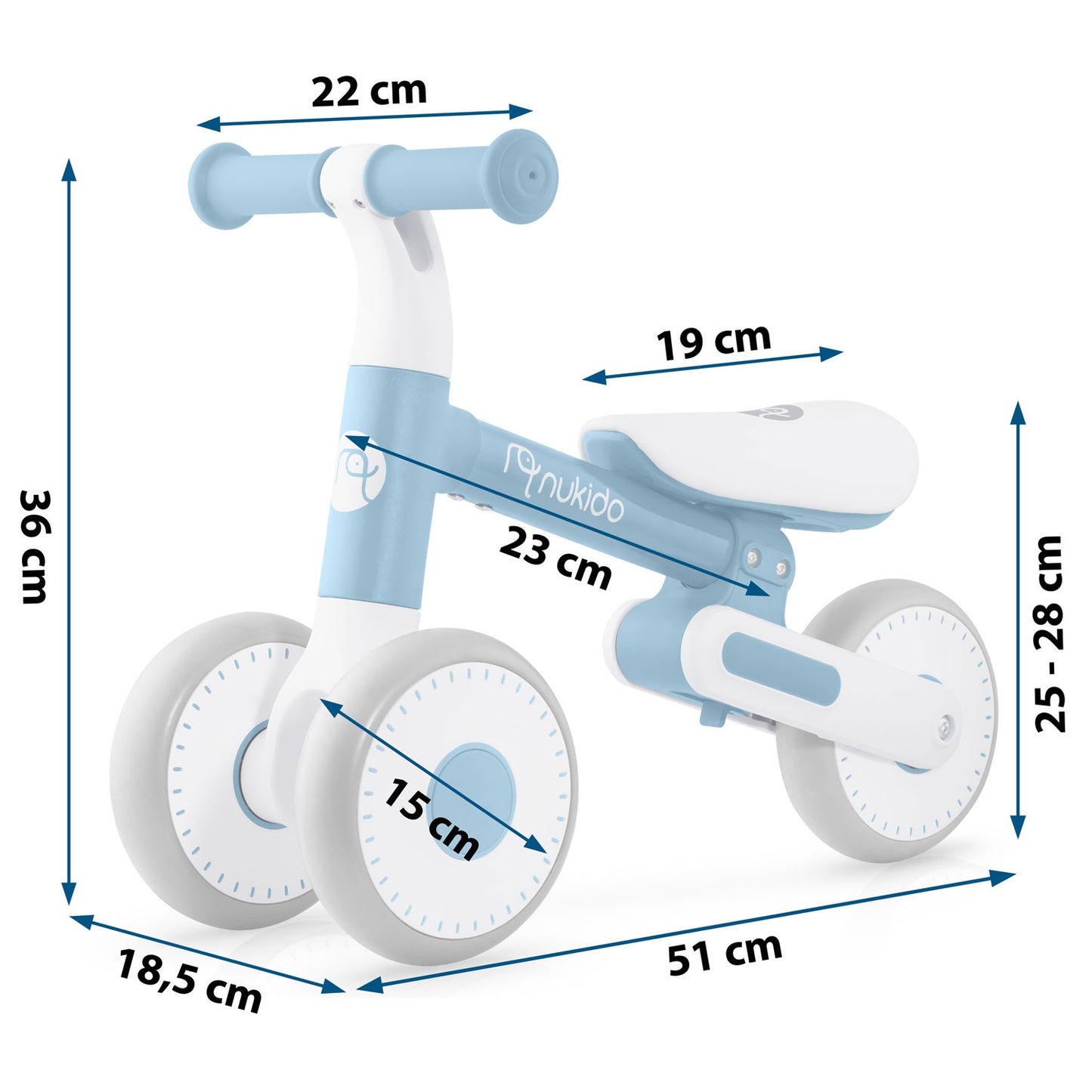 Nukido NK-603 balance bike for children