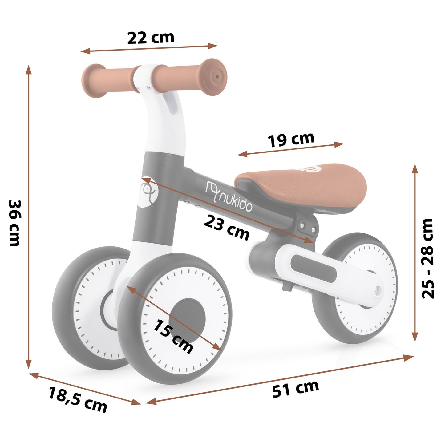 Nukido NK-603 balance bike for children