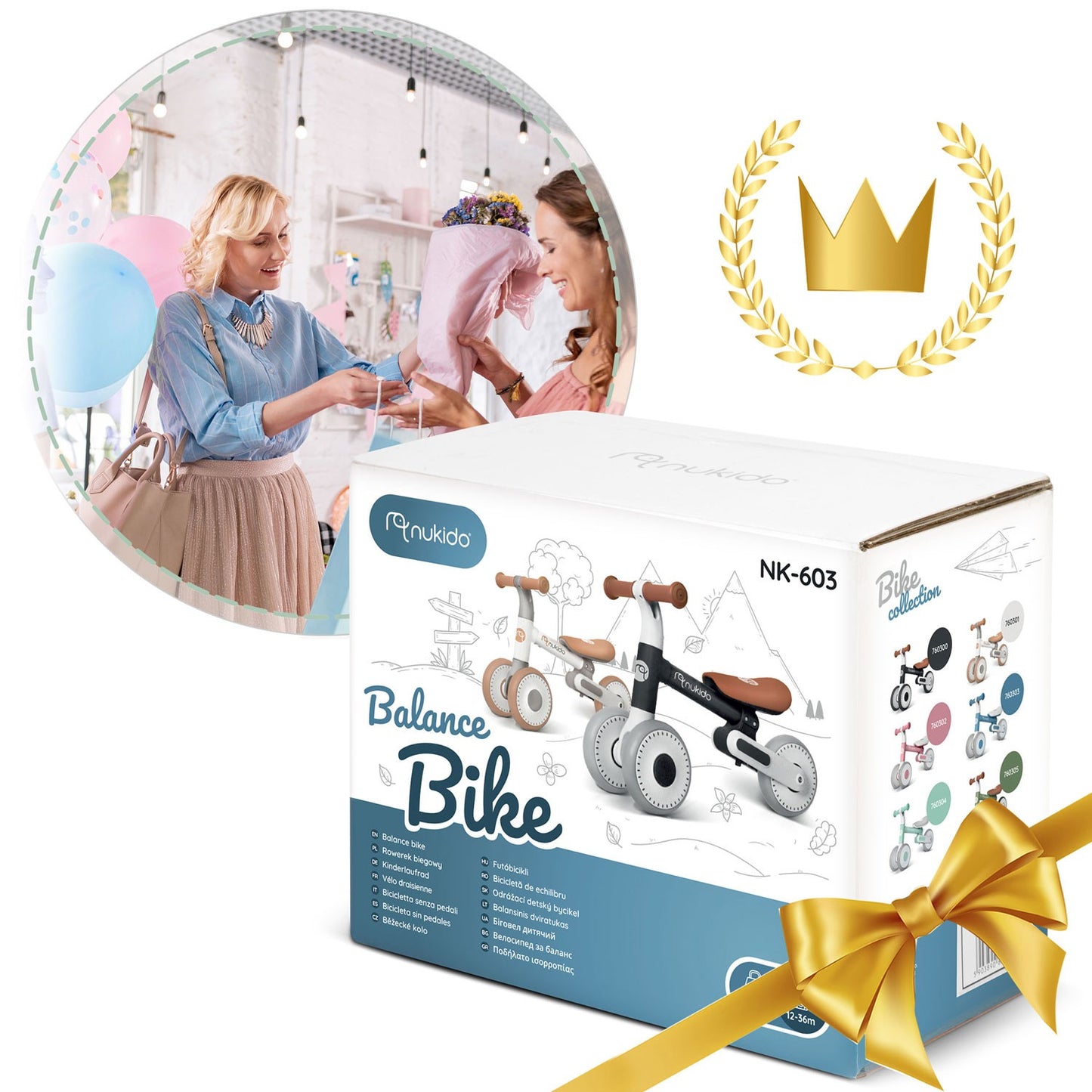 Nukido NK-603 balance bike for children