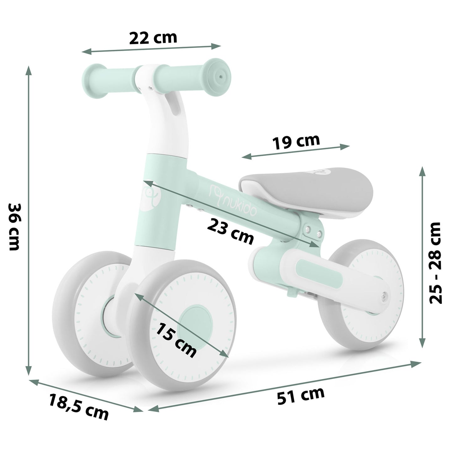 Nukido NK-603 balance bike for children