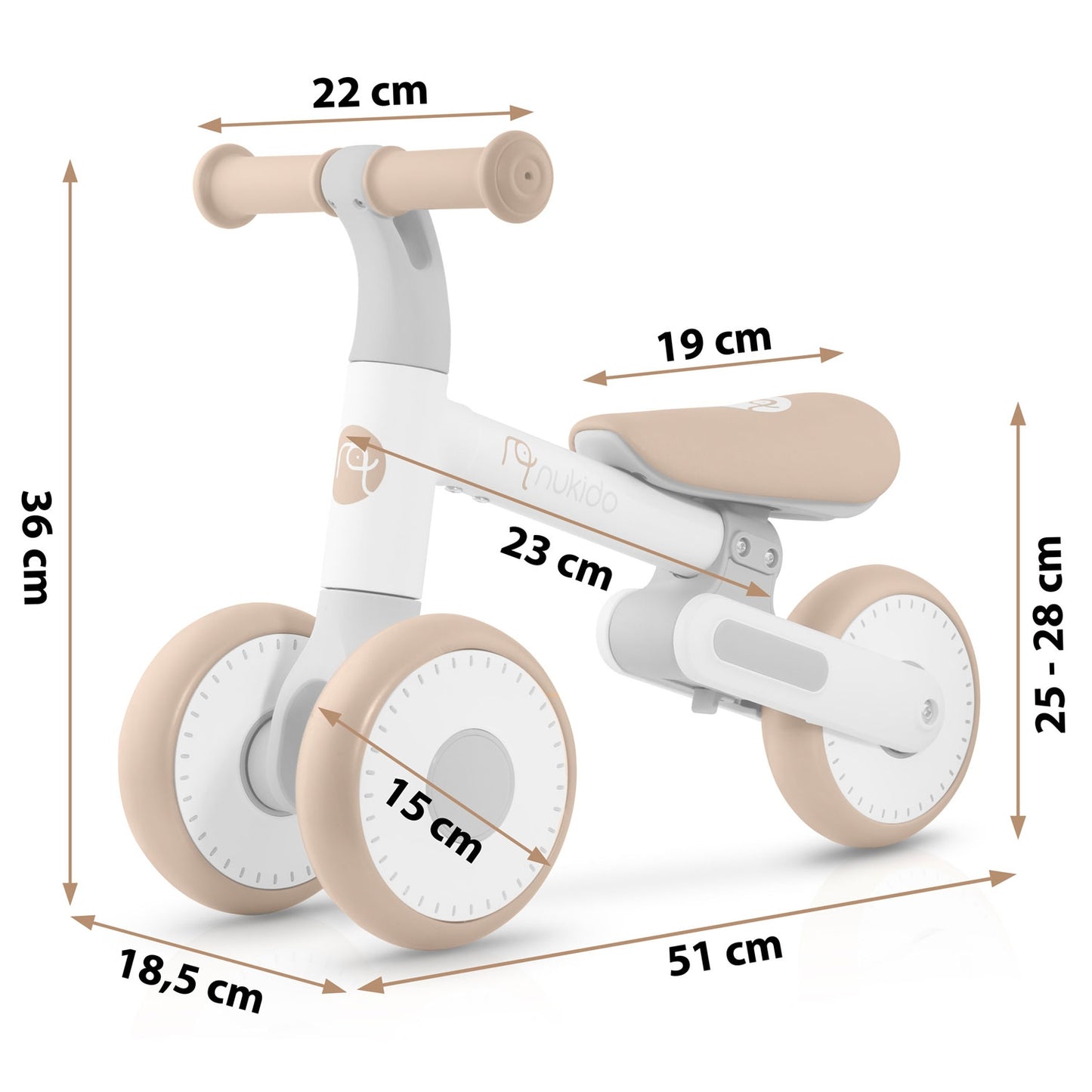 Nukido NK-603 balance bike for children