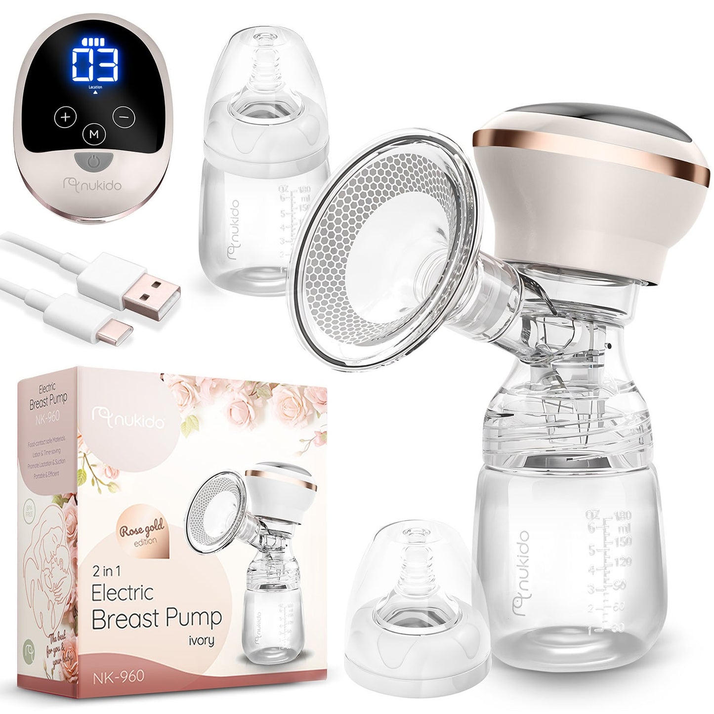 Nukido NK-960 three-phase electric breast pump