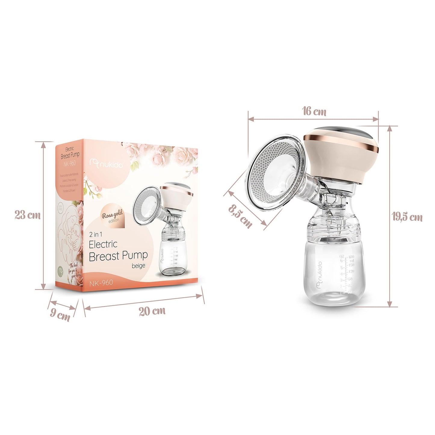 Nukido NK-960 three-phase electric breast pump
