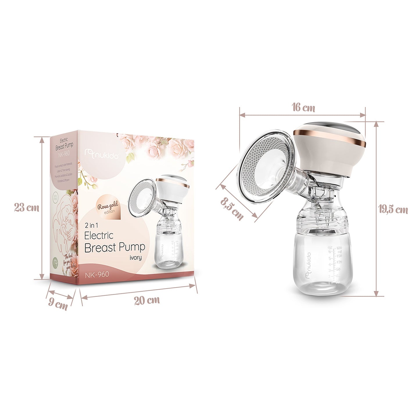 Nukido NK-960 three-phase electric breast pump