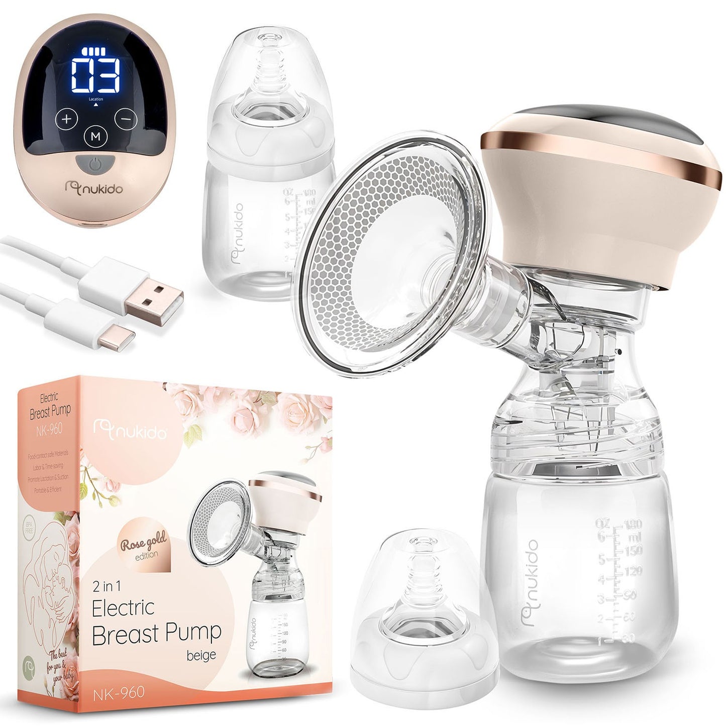 Nukido NK-960 three-phase electric breast pump
