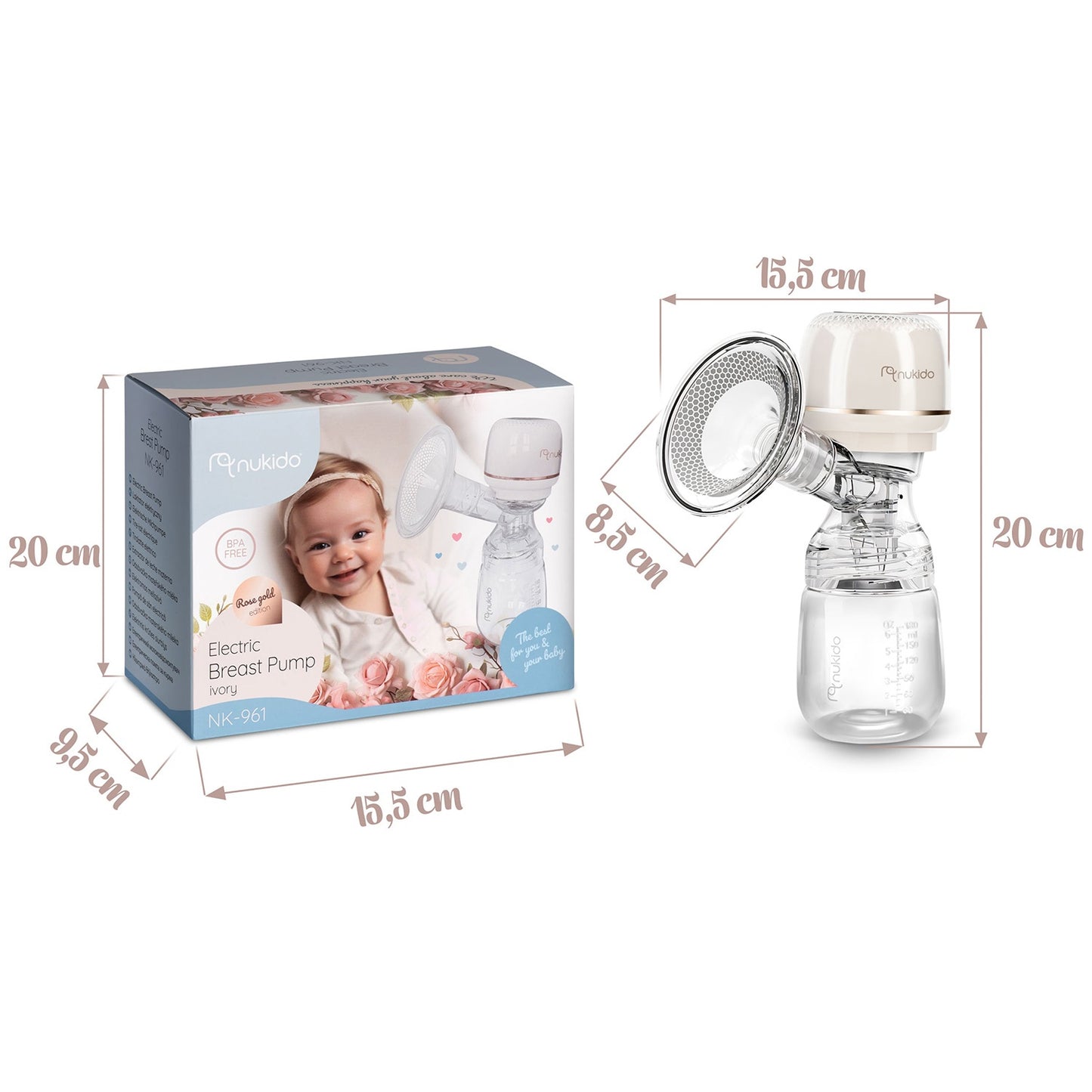 Nukido NK-961 three-phase electric breast pump