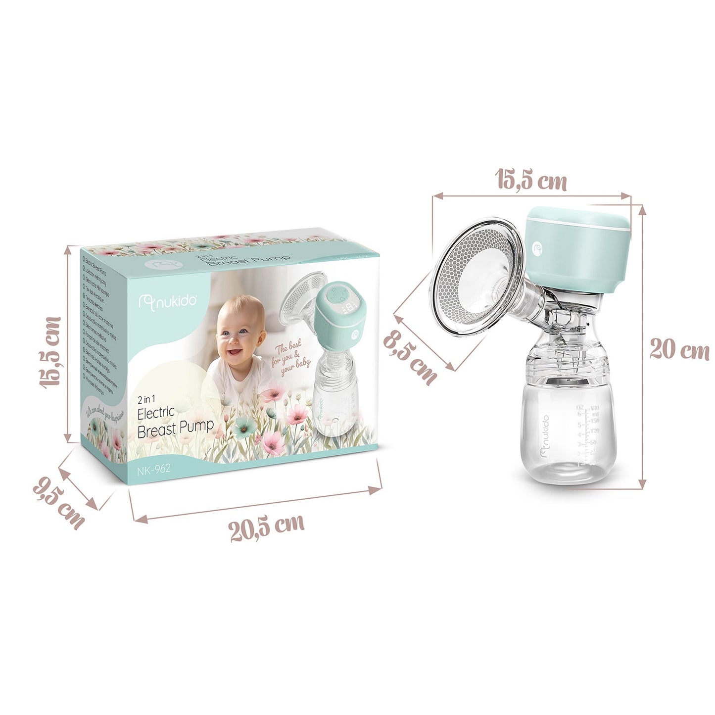 Nukido NK-962 three-phase electric breast pump