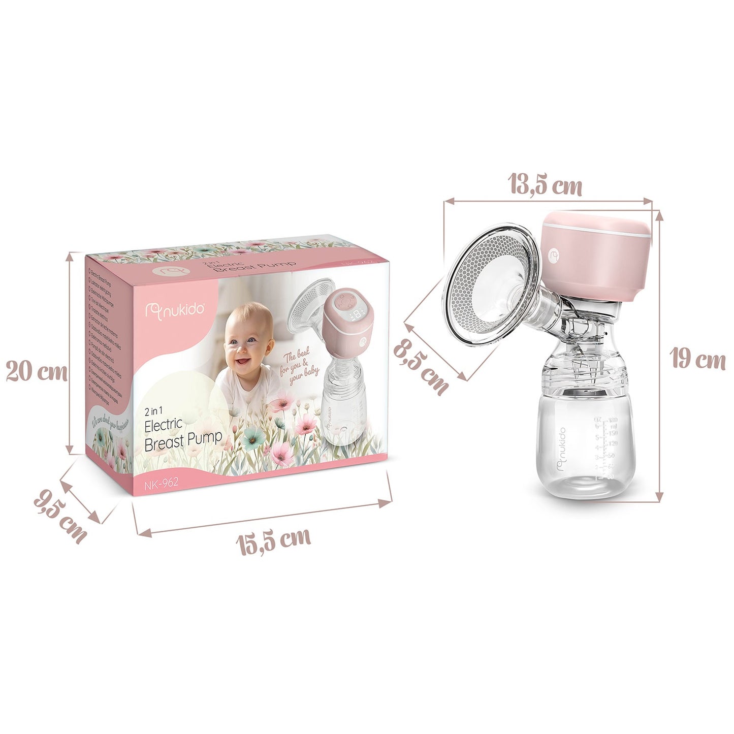 Nukido NK-962 three-phase electric breast pump