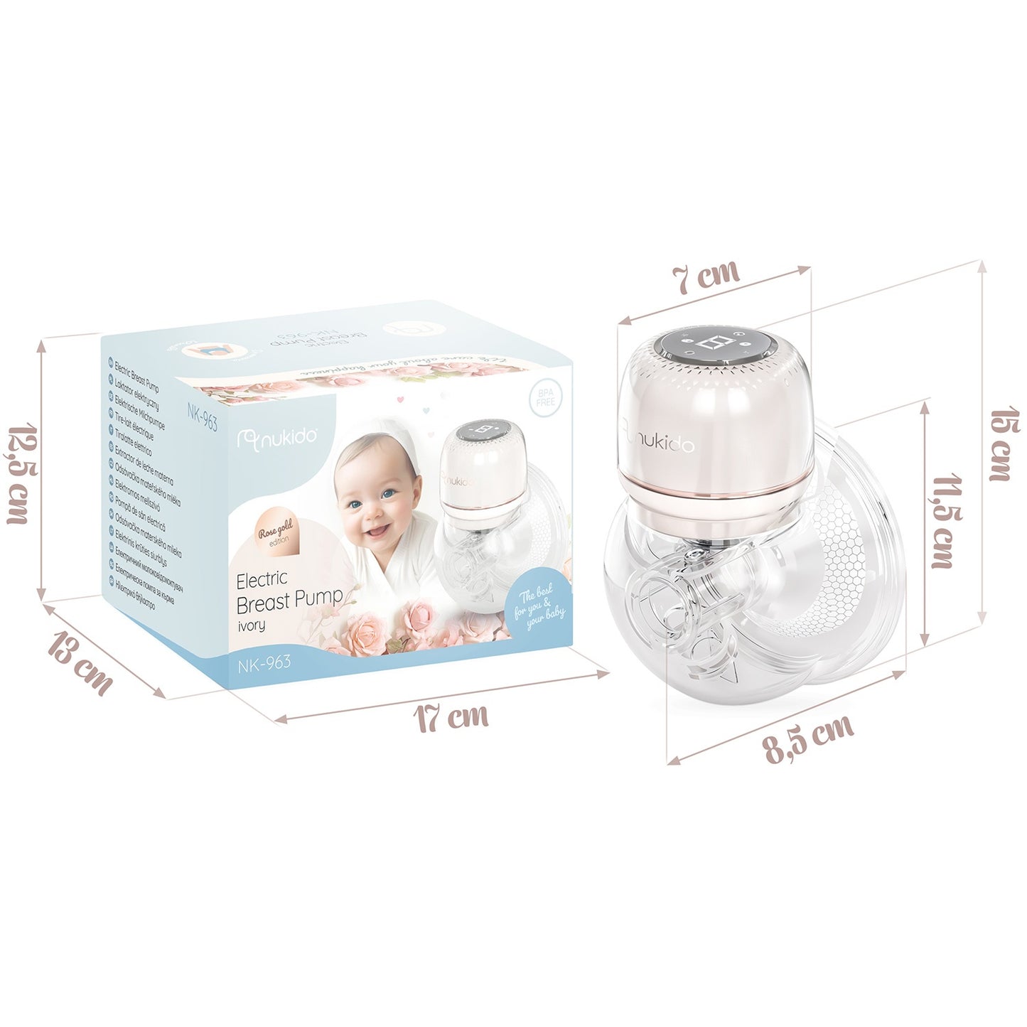 Nukido NK-963 three-phase electric breast pump
