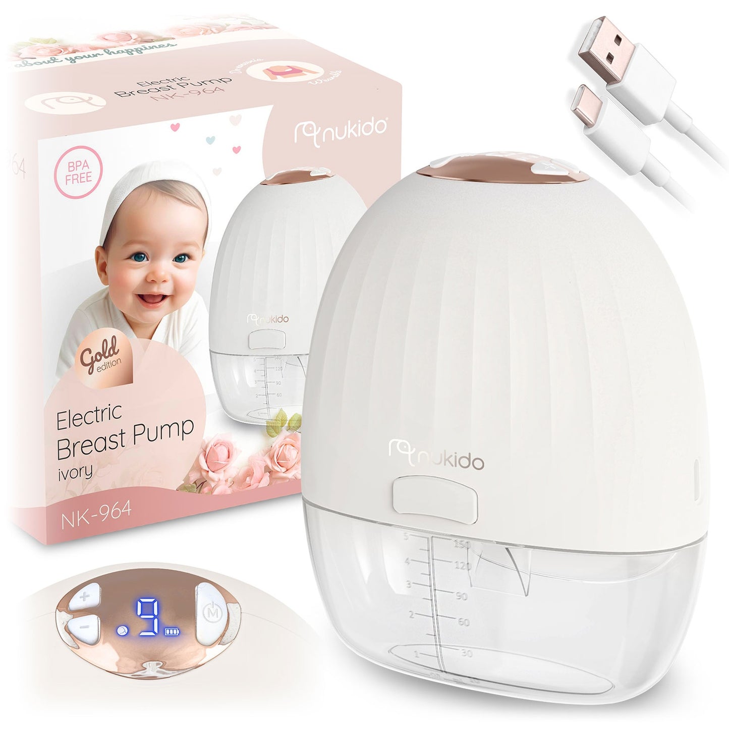 Nukido NK-964 three-phase electric breast pump