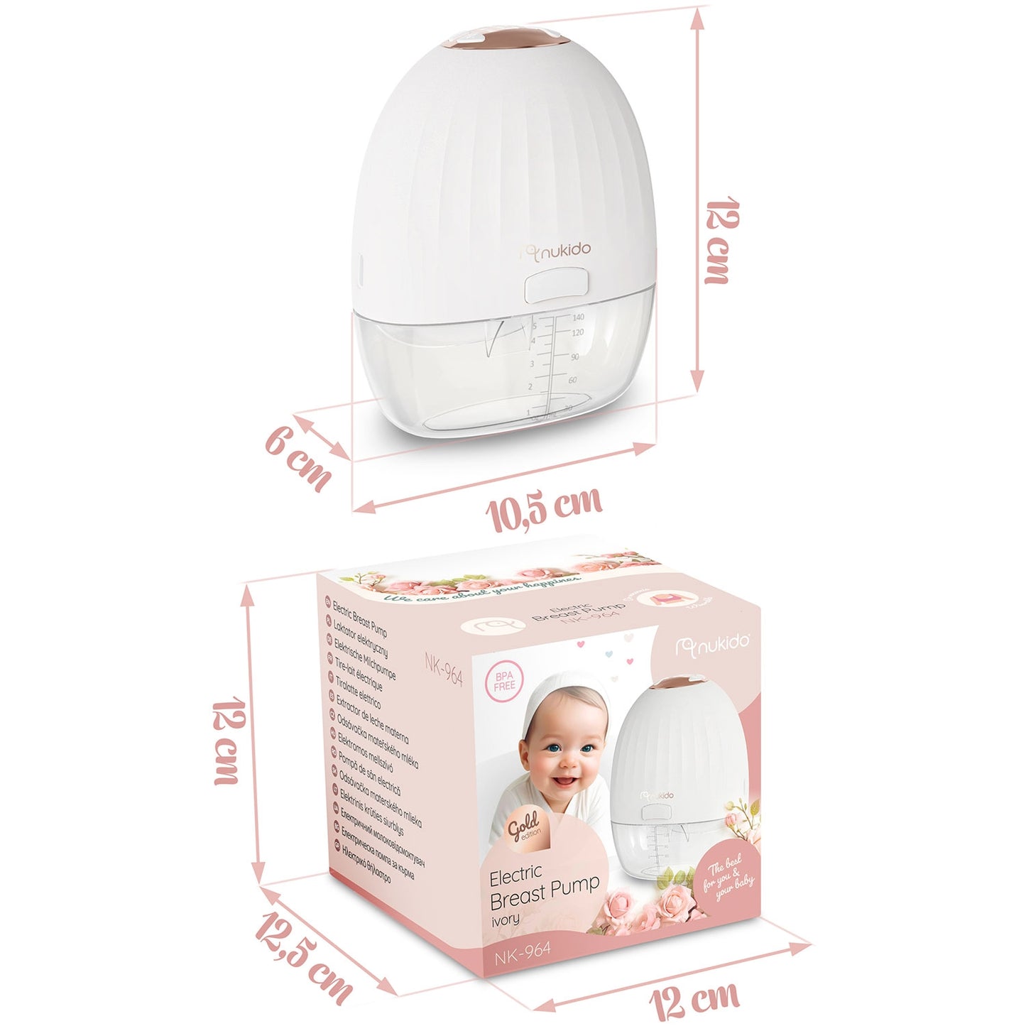 Nukido NK-964 three-phase electric breast pump