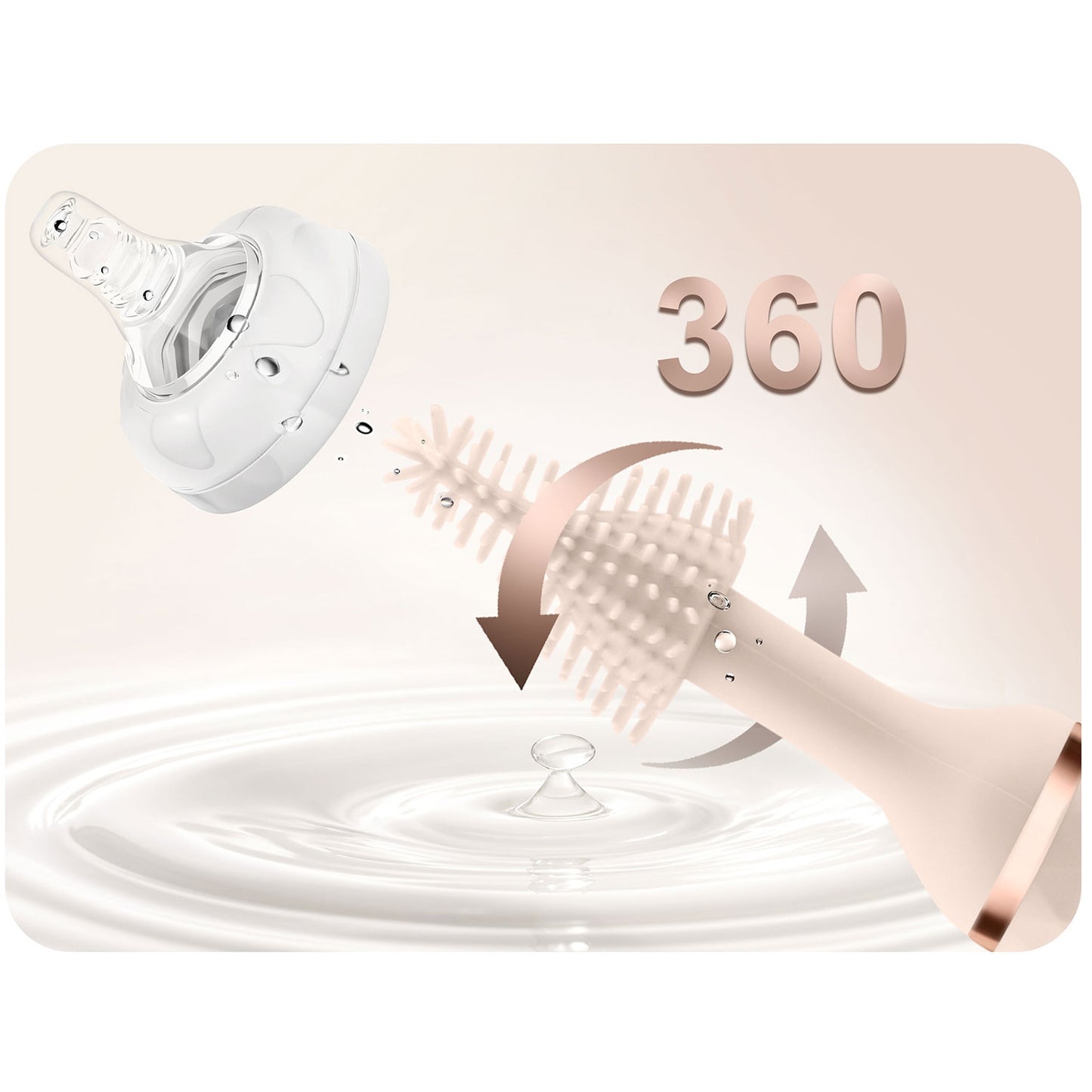 Nukido NK-978 electric brush for bottles and teats