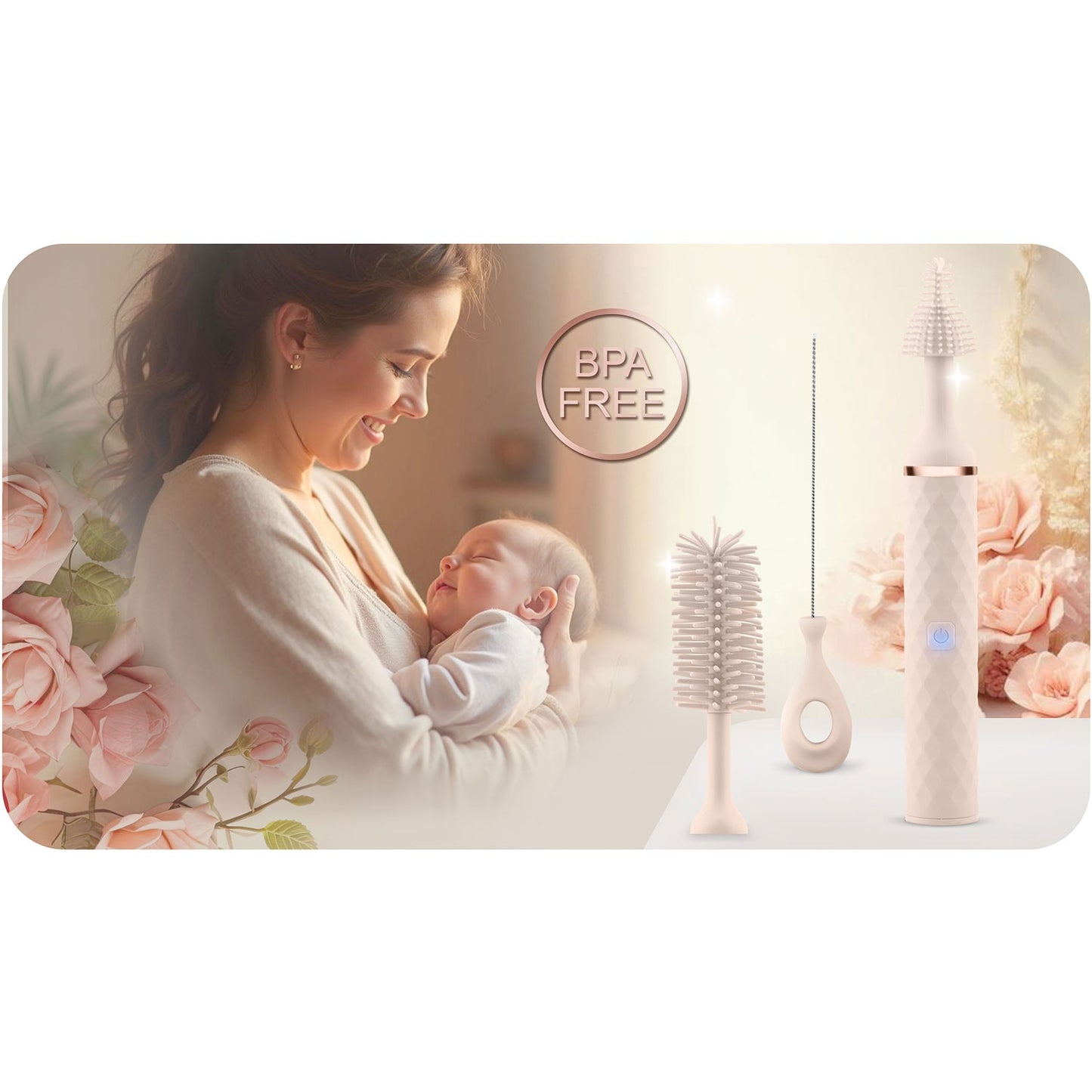 Nukido NK-978 electric brush for bottles and teats