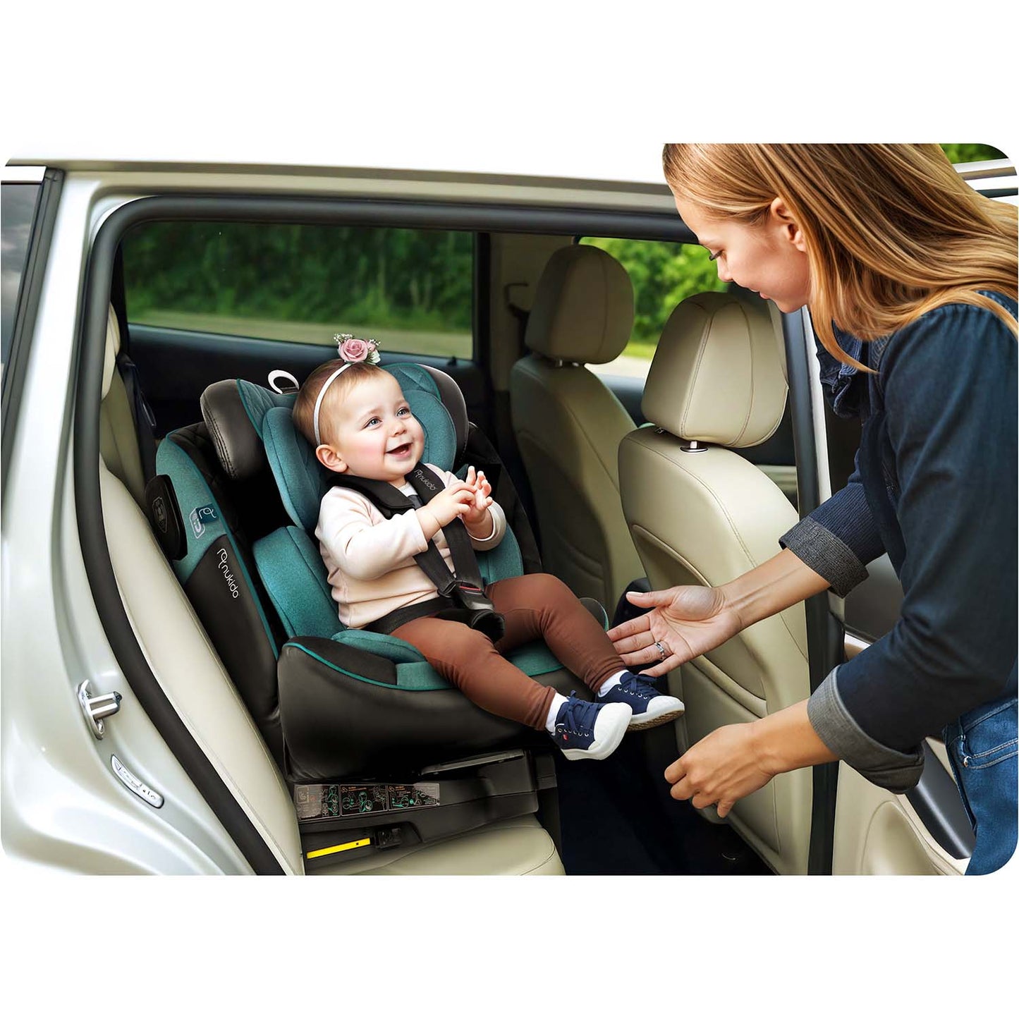 Nukido Prestige Line Car Seat Black/Blue 0-36kg ISOFIX