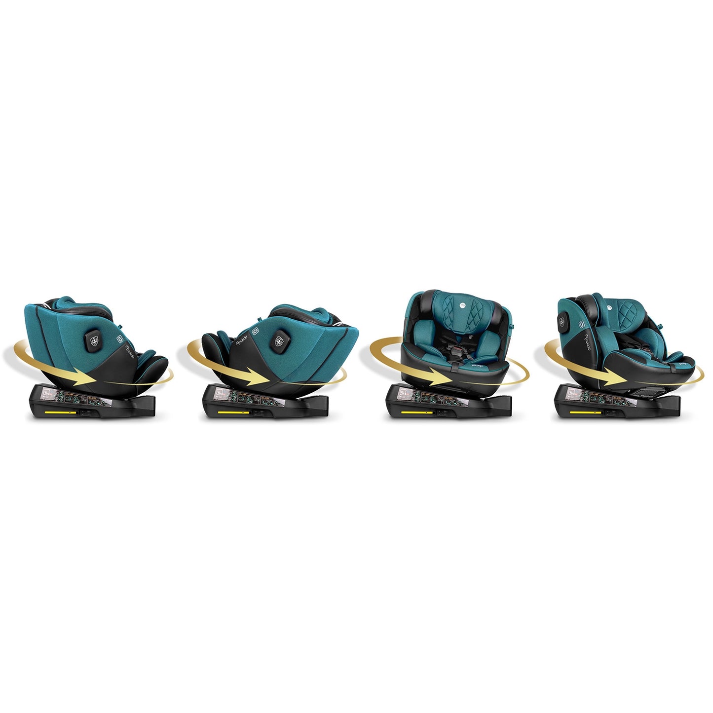 Nukido Prestige Line Car Seat Black/Blue 0-36kg ISOFIX