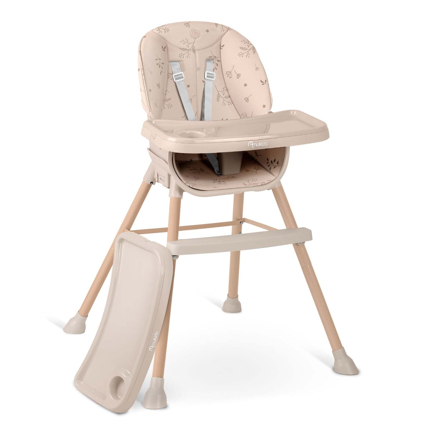 Nukido Tilo Beige Highchair