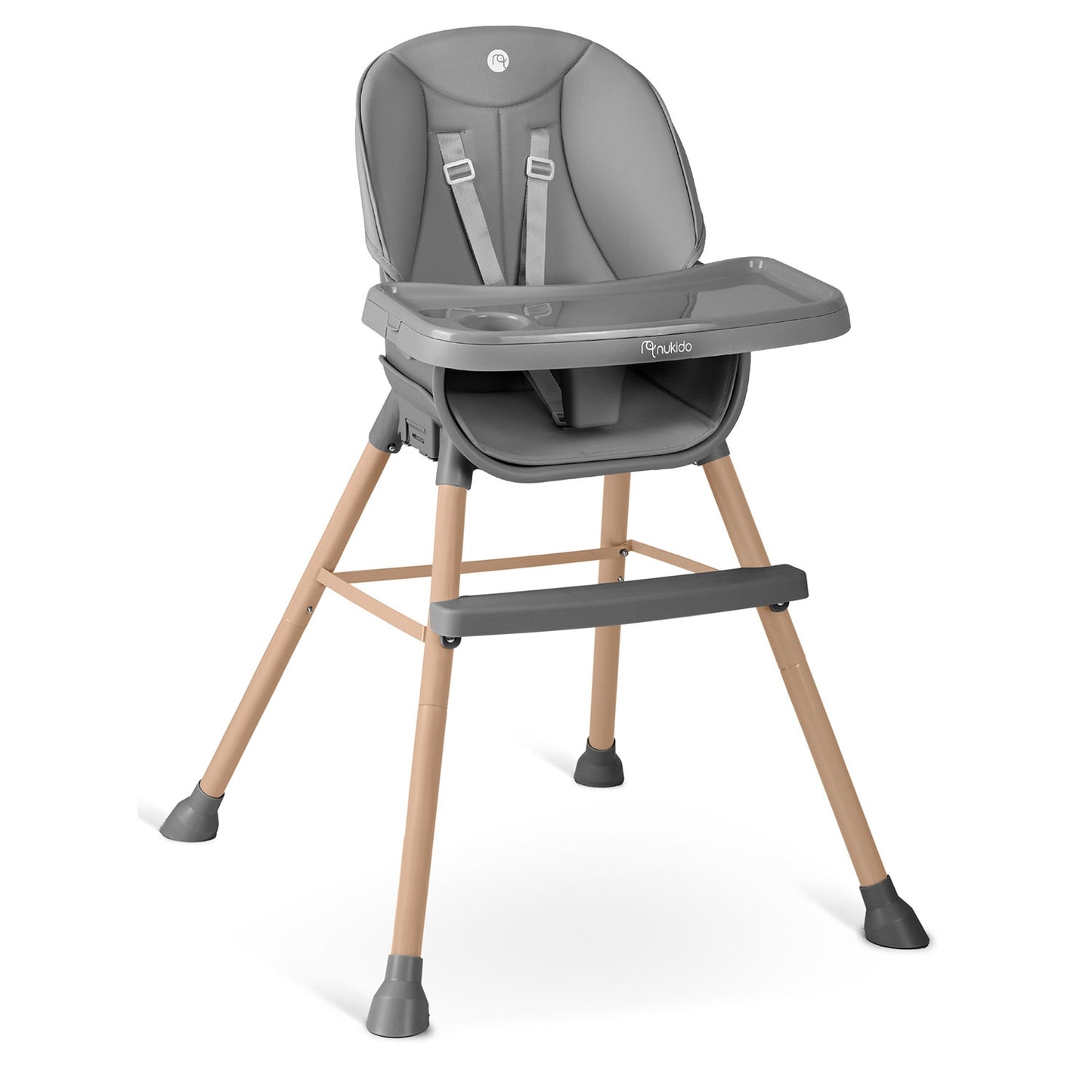 Nukido Tilo feeding chair, gray