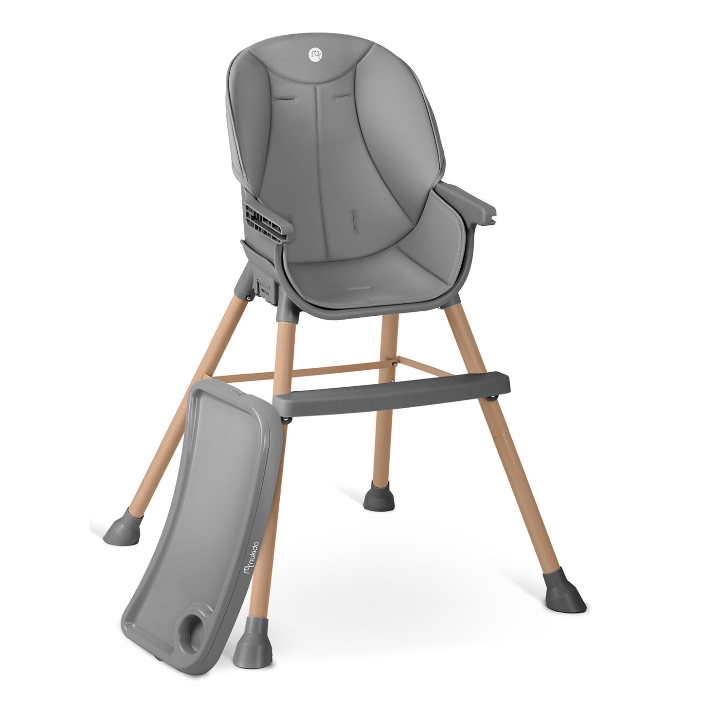 Nukido Tilo feeding chair, gray