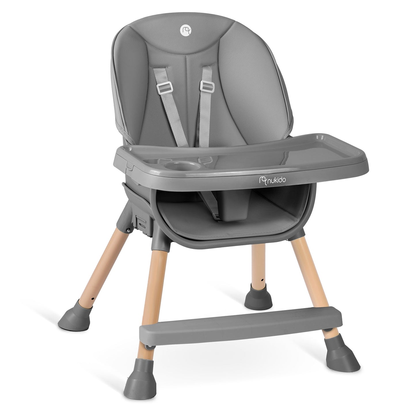 Nukido Tilo feeding chair, gray