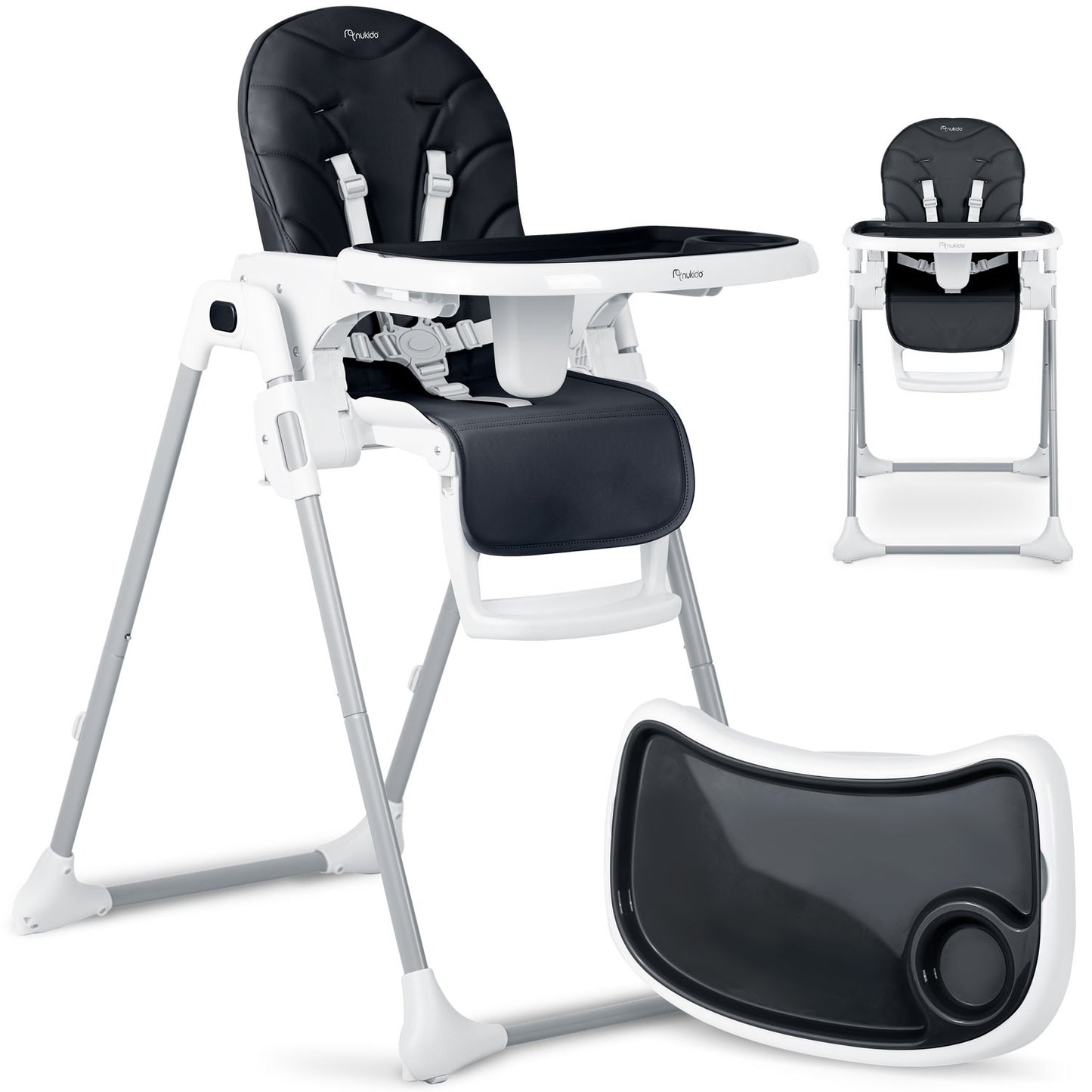 Nukido Tulo black highchair