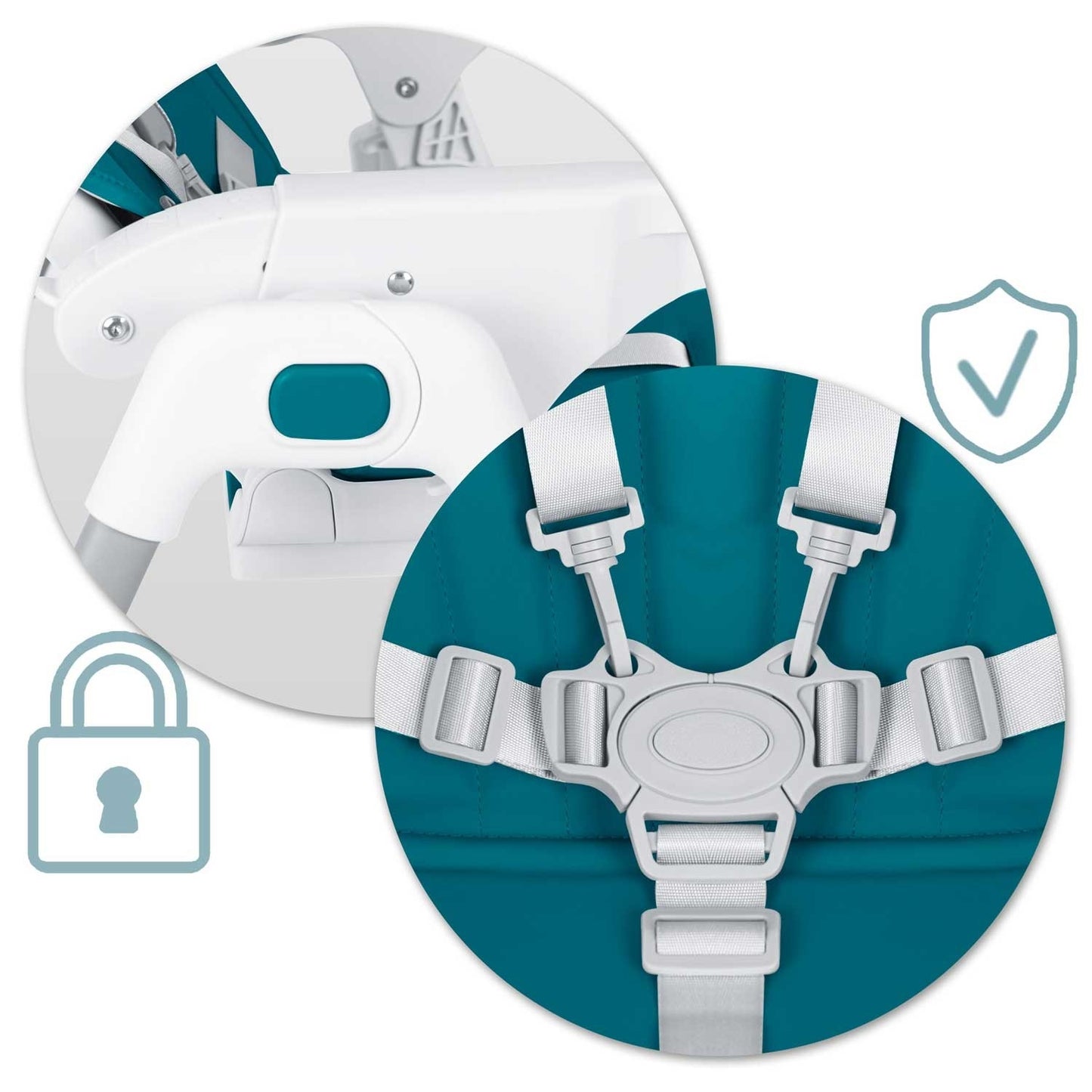 Nukido Tulo highchair blue
